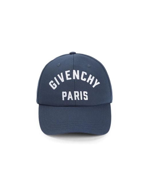 Givenchy Blue Logo Baseball Cap for men