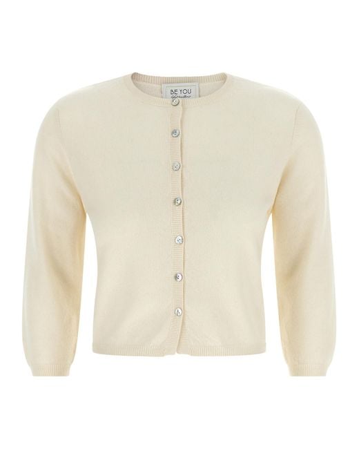 Be You White Be You '3080' Cardigan
