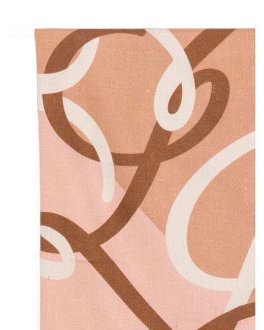 Liu Jo Pink Dusty Cotton Scarf