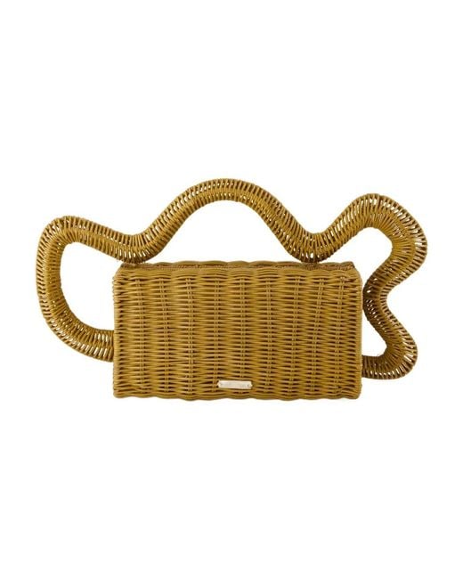 Cult Gaia Yellow Elsa Clutch