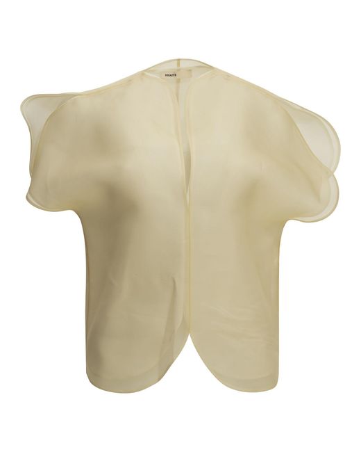 Khaite White "Briar" Casual Top