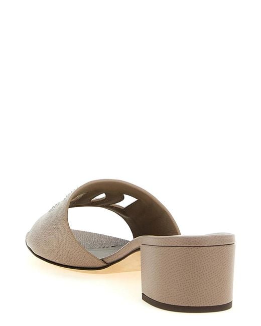 Dolce & Gabbana Natural Dolce & Gabbana 'Karol' Mules