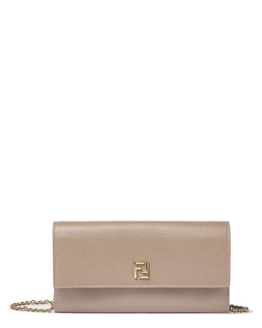 Fendi Multicolor Ff Continental With Chain