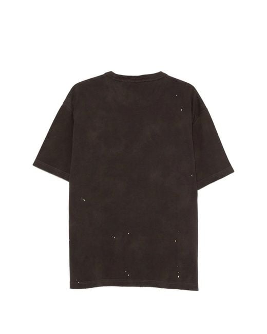 Carhartt Black Logo Cotton T-Shirt for men