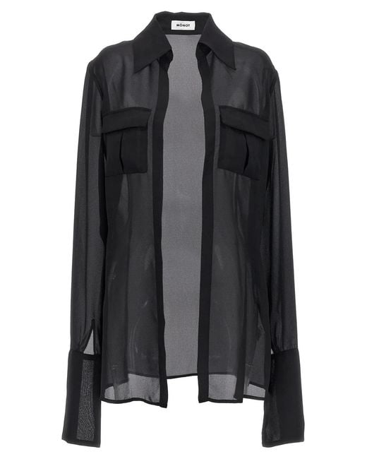 Monot Black Monot 'Georgette' Shirt