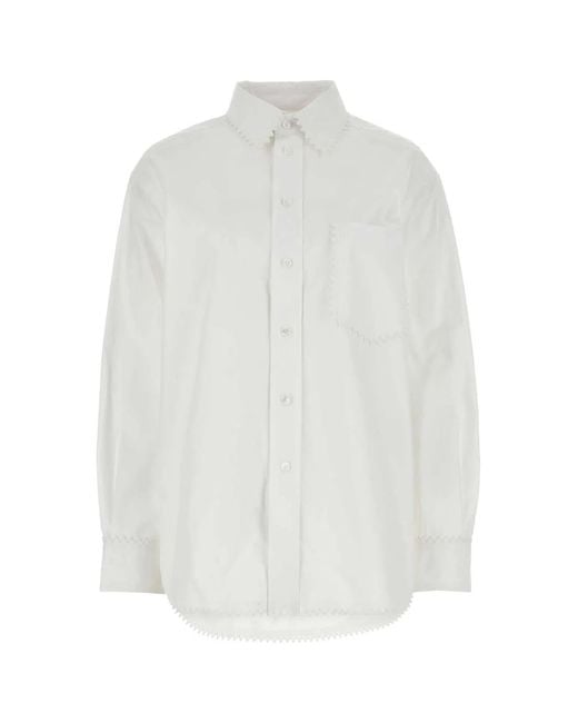 Bottega Veneta White Camicia