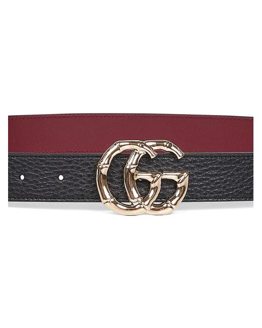 Gucci Black Leather Belt