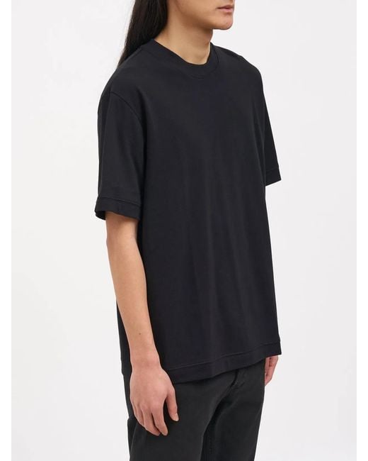 Paolo Pecora Black Jersey T-Shirt for men