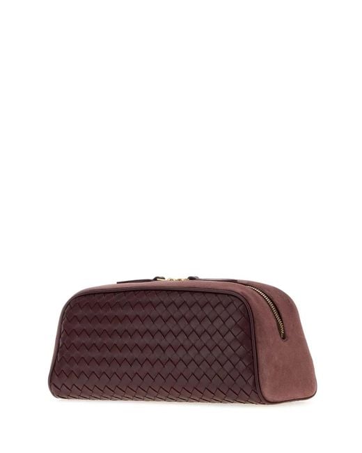 Bottega Veneta Purple Nodo Big Pouch