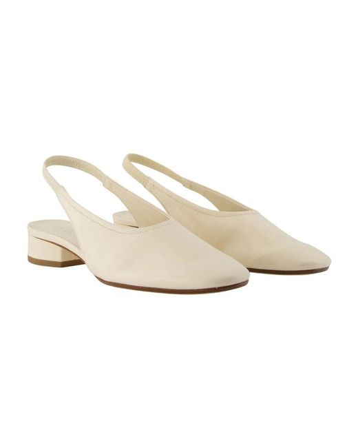 Aeyde White Dua Sandals