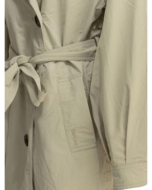 Barbour Natural "Layla" Trench Coat