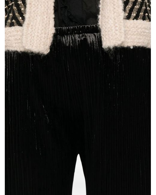 Forte_forte Black Pleated Trousers