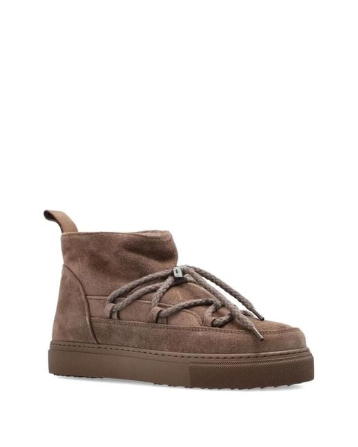 Inuikii Brown Leather Ankle Boots