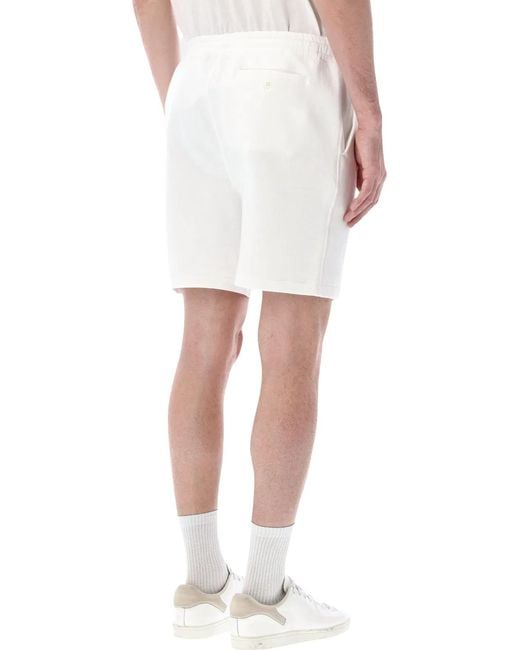 Polo Ralph Lauren White Loop Back Short for men