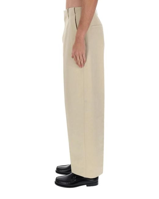 Jacquemus Natural Pastro Trousers for men