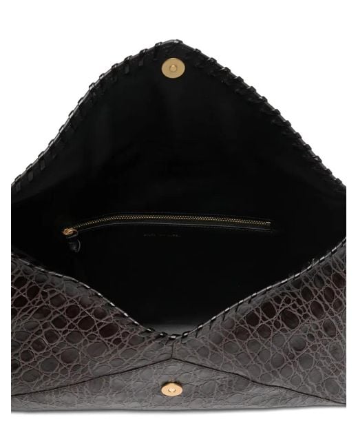 Dries Van Noten Gray "Env" Bag