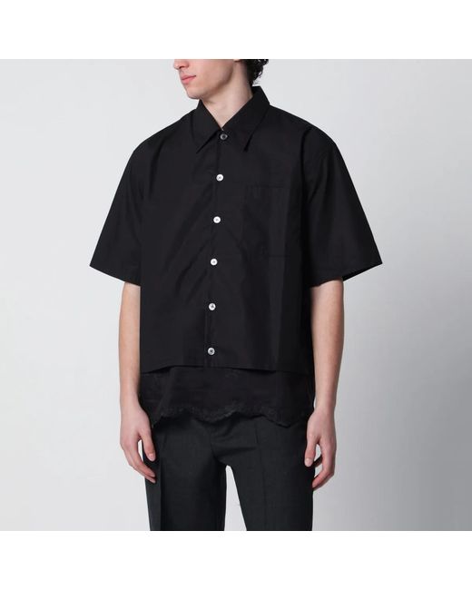 Our Legacy Black Every Shirt Short-Sleeved Shirt for men