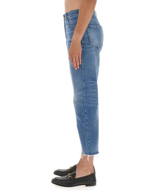 Gucci Blue Carrot Fit Jeans for men