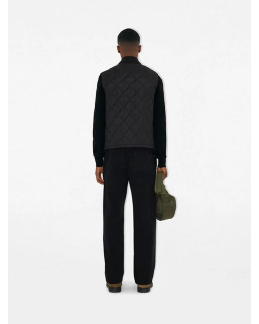 Burberry Black Nylon Vest for men