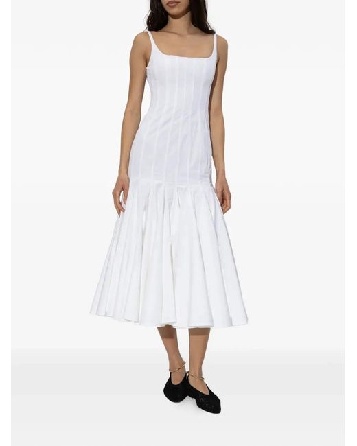 Jacquemus White La Robe Agave