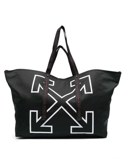 Off-White c/o Virgil Abloh Black Large Heritage Day Off Tote Bag