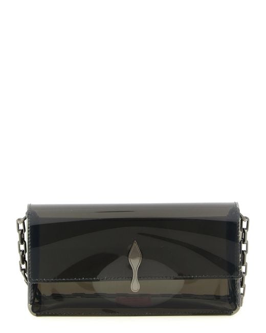 Christian Louboutin Black Clutch With 'Bettina Mini' Strap
