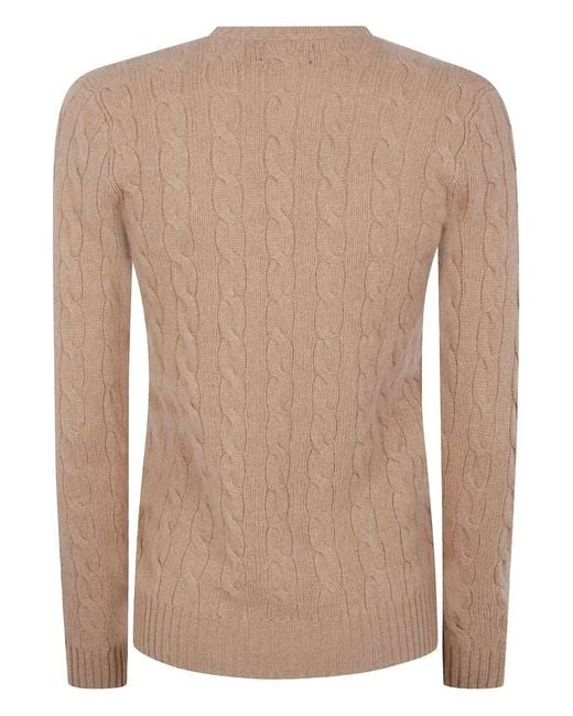 Polo Ralph Lauren Natural "Kimberly" Long Sleeves Pullover