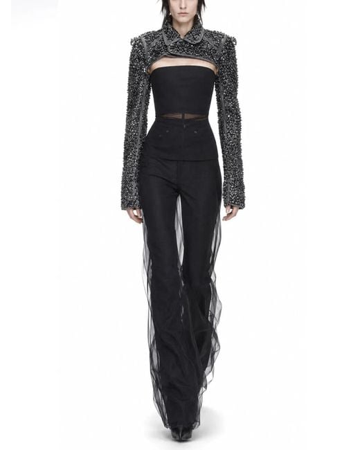 Rick Owens Black "Bolan Bootcut" Pants