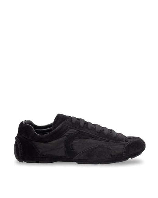 Prada Black 'Montecarlo' Sneakers for men