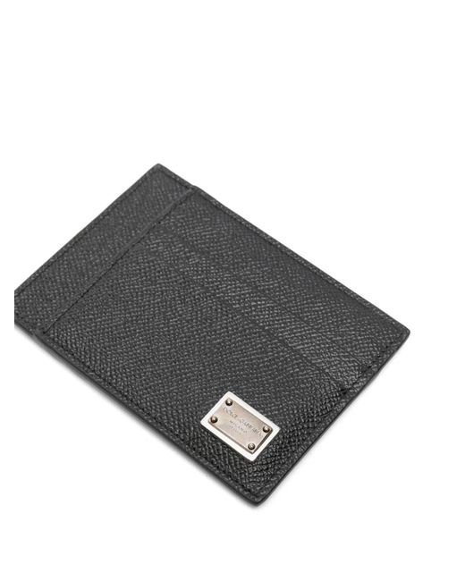 Dolce & Gabbana White Dolce & Gabbana Calfskin Card Holder for men