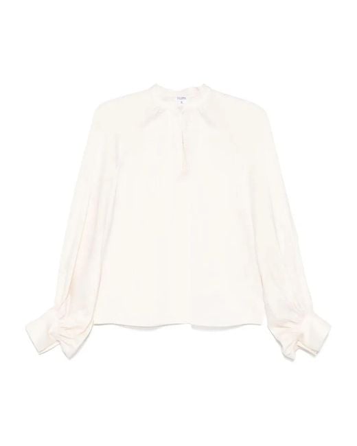 Filippa K White "Stand" Collar Blouse