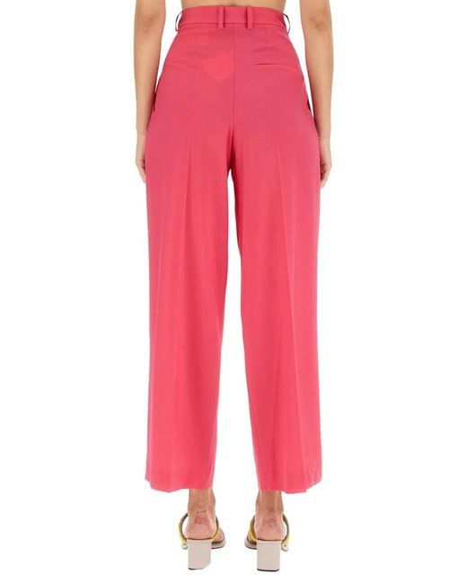 Alysi Pink Wool Pants