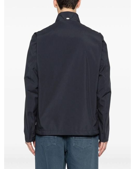 Herno Blue Flap-Pocket Jacket for men