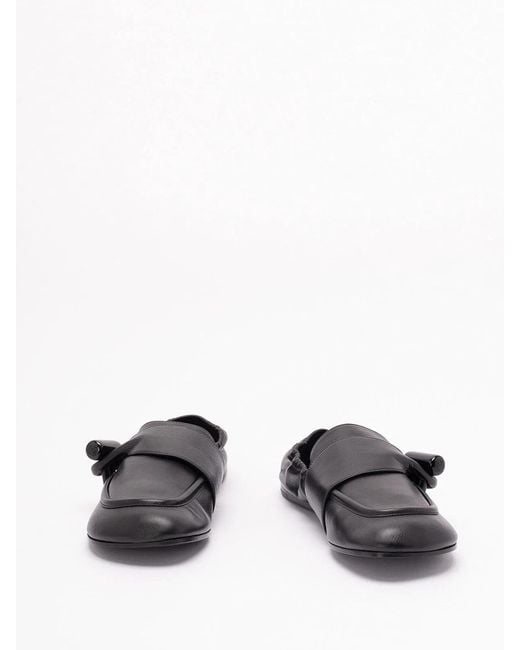 Loewe Gray 'Toggle' Loafers