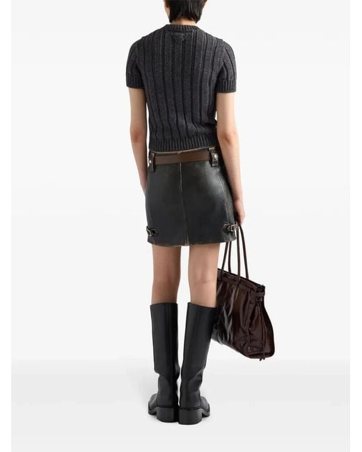 Prada Black Capi