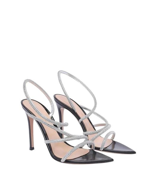 Gianvito Rossi White Court Shoes