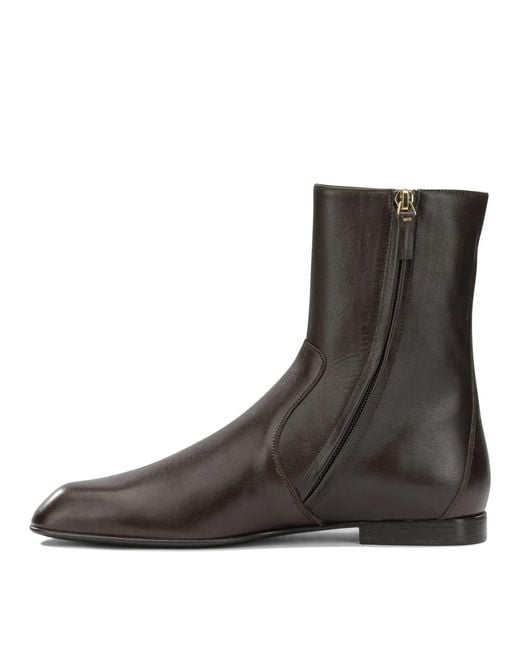 Khaite Brown Booties