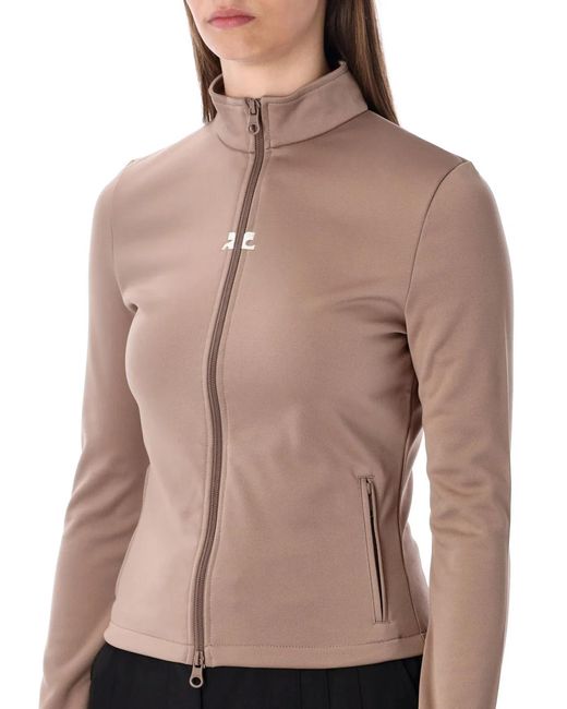 Courreges Black Courregès Polyester Jacket