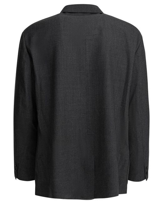 Beams Plus Black Wool Jacket for men