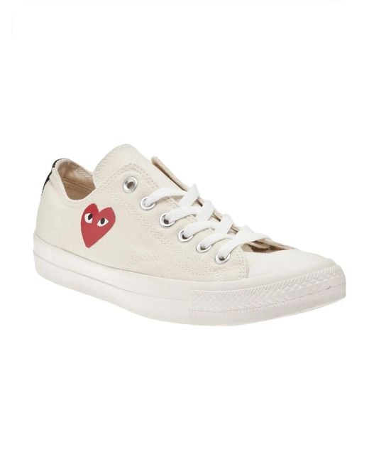 COMME DES GARÇONS PLAY Pink Chuck Taylor Sneakers