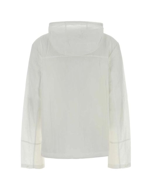 Autry White Ripstop Full Zip Jacket
