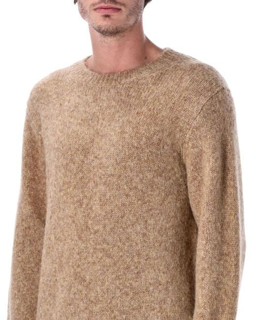 Corridor NYC Blue Wool Alpaca Blend Crewneck Sweater for men