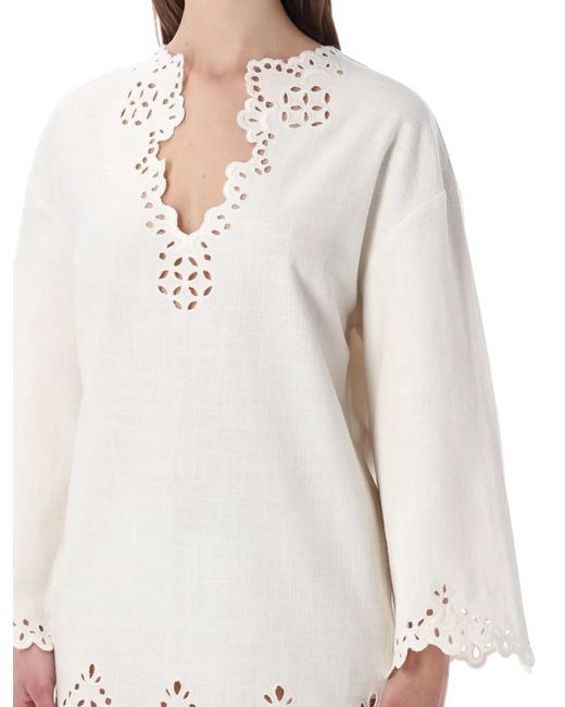 Isabel Marant White Cotton Polyester Sherazade