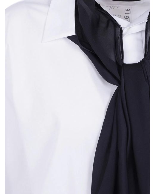 Sacai Blue Popeline Shirt