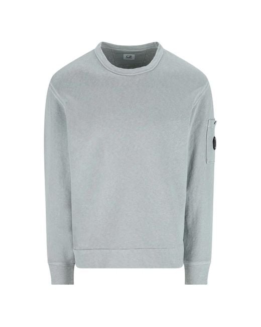 C P Company Gray C.P.Company Cotton Sweatshirt for men