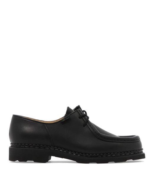 Paraboot Black "Michael" Moccasins