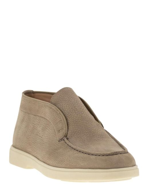Santoni Brown Desert Boot