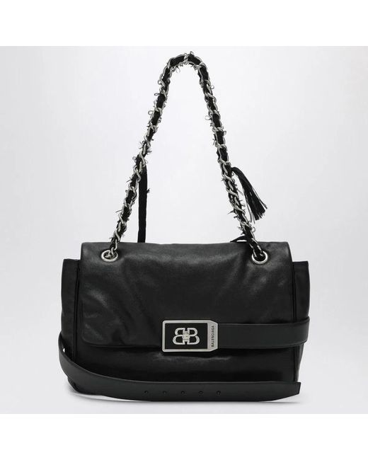 Balenciaga Black Modu Leather Crossbody Bag