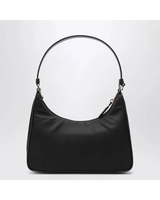 Prada Black Bags, 100% Poliammide Riciclata