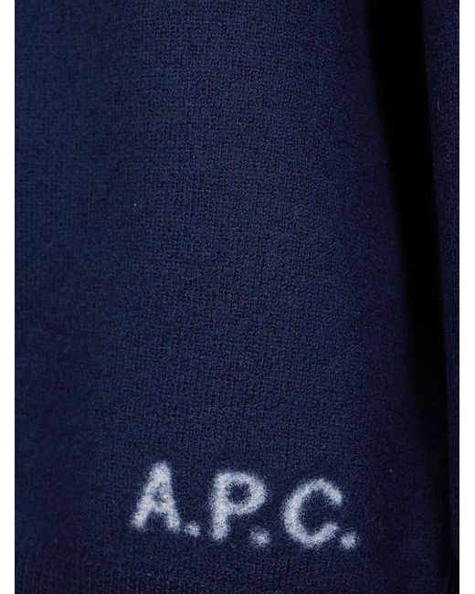 A.P.C. Blue Kenny Cardigan for men
